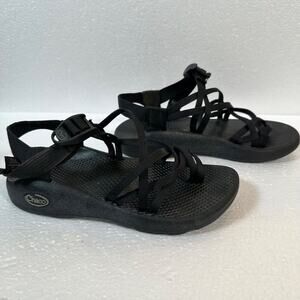 Chaco ZX/2 Dual Adjustable Straps Women's 6 Black Sandals Hiking Outdoors